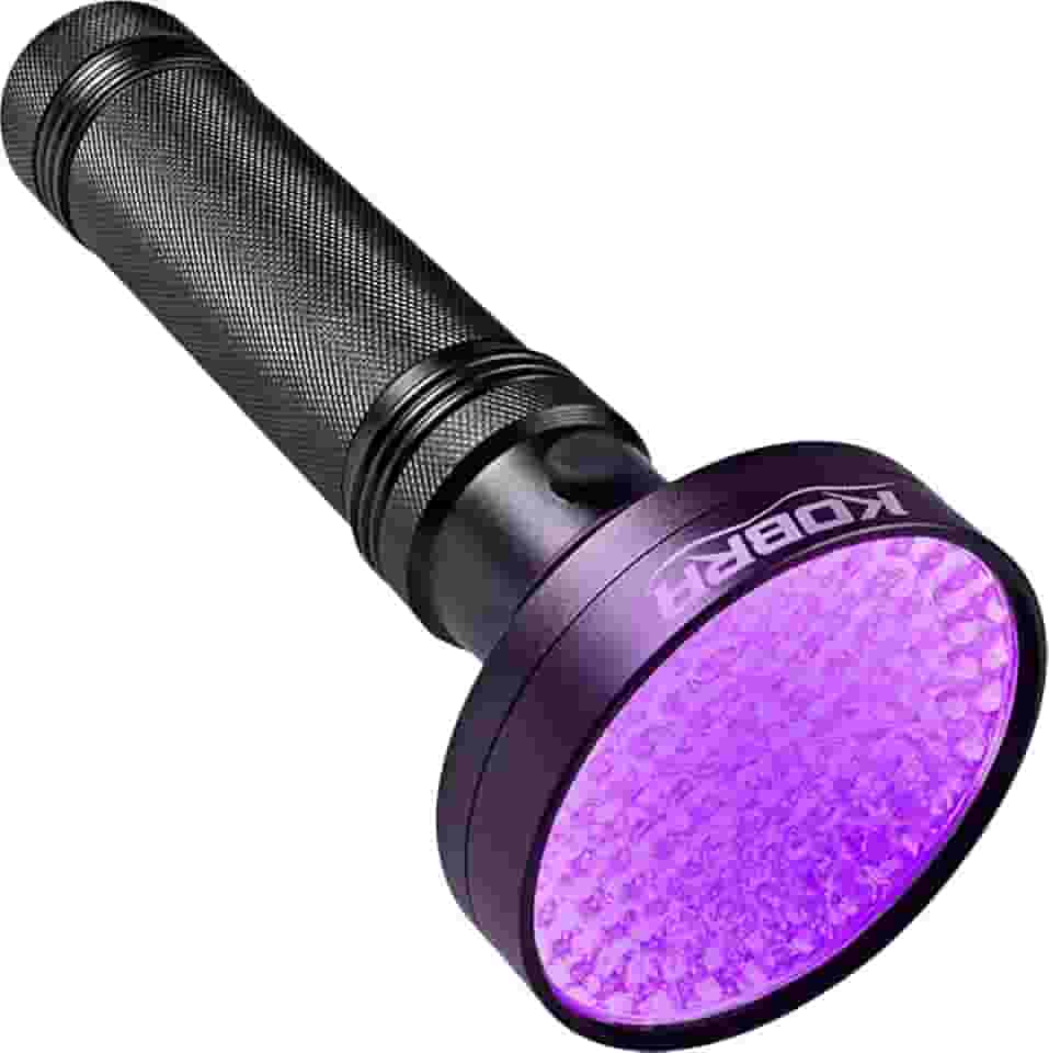 MIP Lanterna Ultravioleta Profissional com 100 LED's para Inspeção Residencial e Hoteleira, Urina de Animais, Dinheiro Falsificado, Vazamentos e Escorpiões