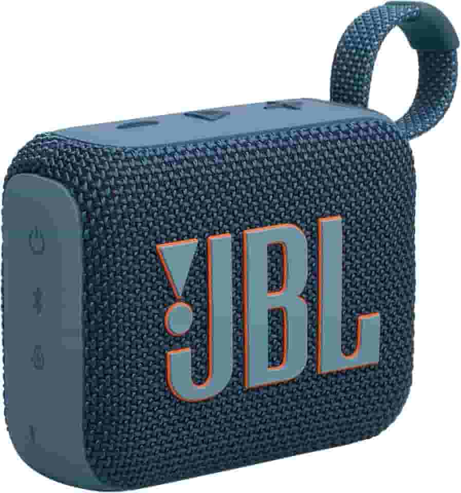 JBL, Caixa de Som, Go 4, Bluetooth, Portátil, Auracast, À Prova D'água e Poeira - Azul