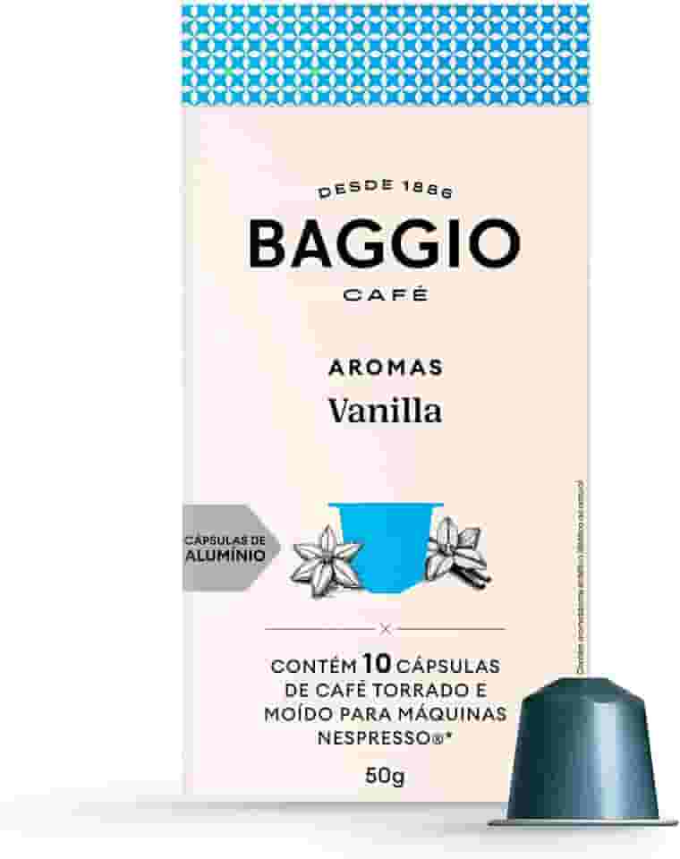 Baggio Café Cápsulas De Café Aroma Vanilla Compatível Com Nespresso Contém 10 Cápsulas