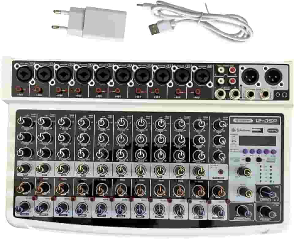Mesa de Som Waldman Misturador de Som de 12 Canais ST12DSP