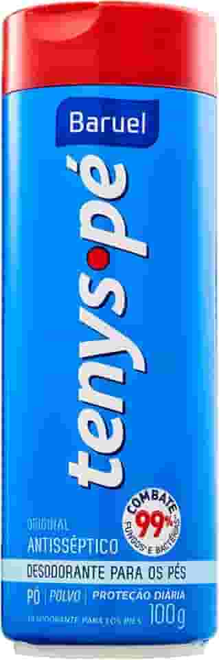 Tenys Pé Baruel Orginal Pó 100g - Desodorante em pó para os pés