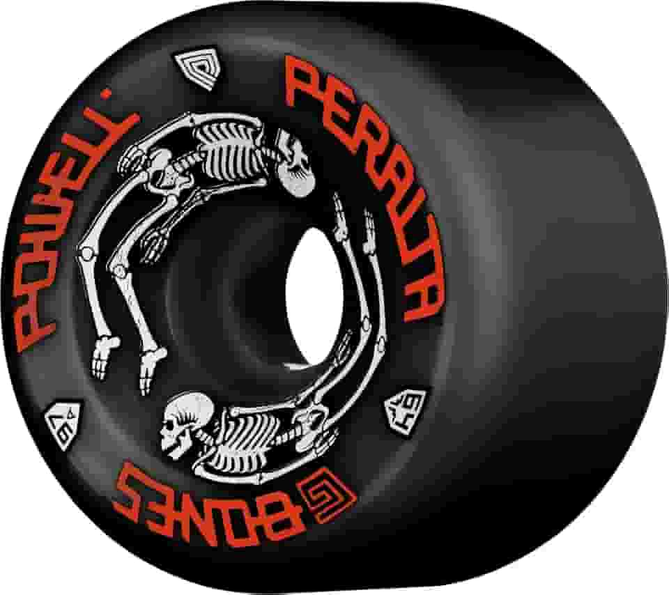 Powell Peralta Rodas de skate G-Bones 64 mm 97a - Preto (pacote com 4)