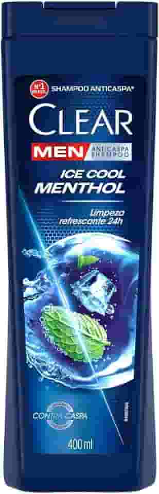 Clear Shampoo Men Anticaspa Ice Cool Menthol 400Ml