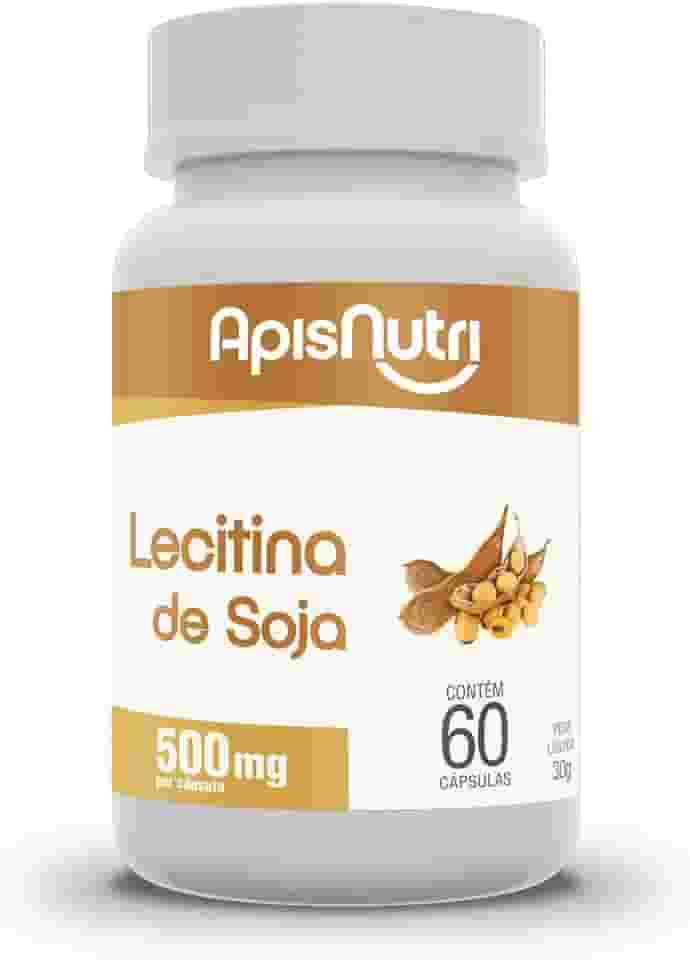 Lecitina de Soja 500mg (60caps), Apisnutri