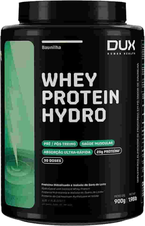 Whey Protein Hidrolisado HYDRO Sabor Baunilha de Pote 900g-Dux Human Health-Dux Nutrition