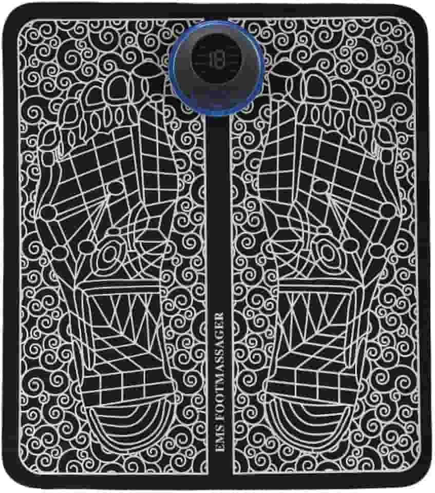 Tapete Massageador de pé, braços e pernas EMS para remodelar as pernas, estimulador muscular, melhora circulação dos pés fisioterapia, relaxamento