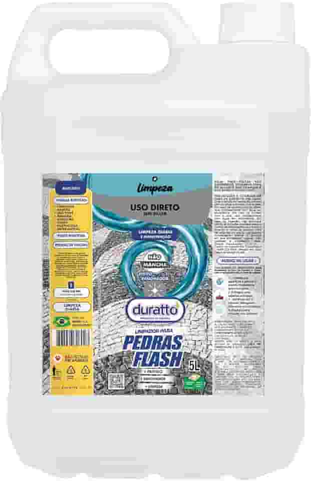 Duratto Limpador para Pedras Flash, Uso Direto, 5L, Removedor de Cera, para Limpeza Diária