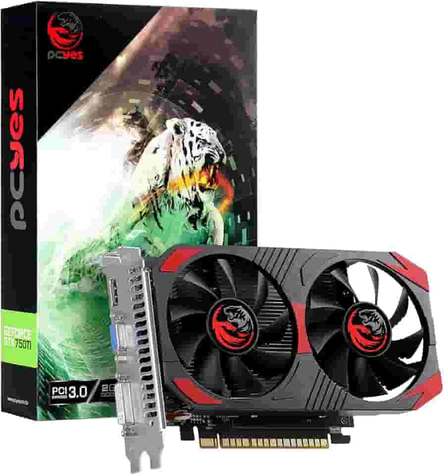 PLACA DE VIDEO NVIDIA GEFORCE GTX 750 TI 2GB GDDR5 128 BITS DUAL-FAN - PJ750TIR5DF – PCYES