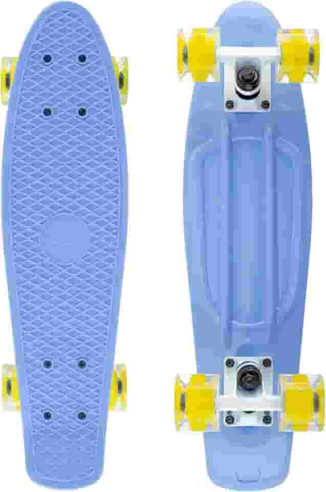 KMX Skate de 55 e 68 cm, skate clássico Cruiser para meninos, meninas, crianças, estudantes, adultos, adolescentes, mini cruiser board para iniciantes e skatistas avançados.