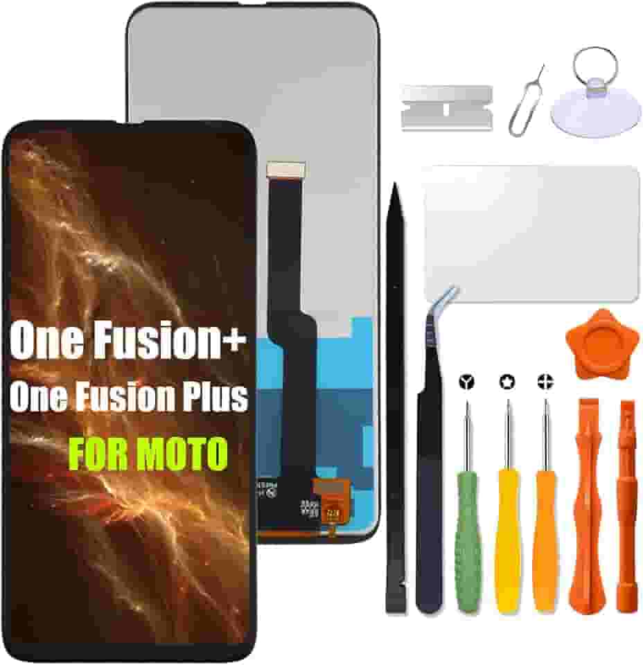 Tela LCD de substituição para Motorola Moto One Fusion+ Plus para Moto One Fusion+ / One Fusion Plus tela sensível ao toque digitalizador com kit de reparo