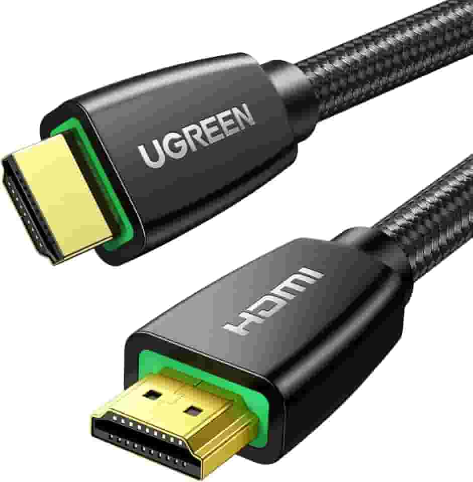 UGREEN Cabo HDMI 4K 6.6FT, cabo HDMI trançado de alta velocidade de 18 Gbps 2.0 com Ethernet, suporte 4K 60 Hz 2160P 1080P 3D ARC compatível com monitor de TV UHD computador Xbox 360 PS5 PS4