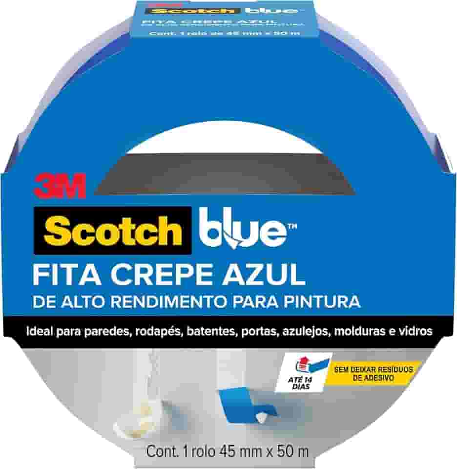 Fita Crepe Blue Tape Profissional 3M 45MM X 50M SCOTCH
