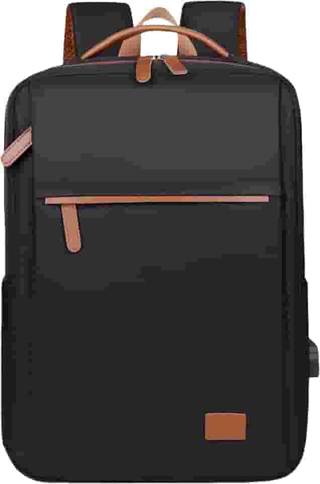 Mochila de Viagem Feminina Com Grande Capacidade Nylon Impermeável,Para 14-15,6 Polegadas Notebook e Negócio Escolar,Com Interface de Carregamento USB Multifuncional