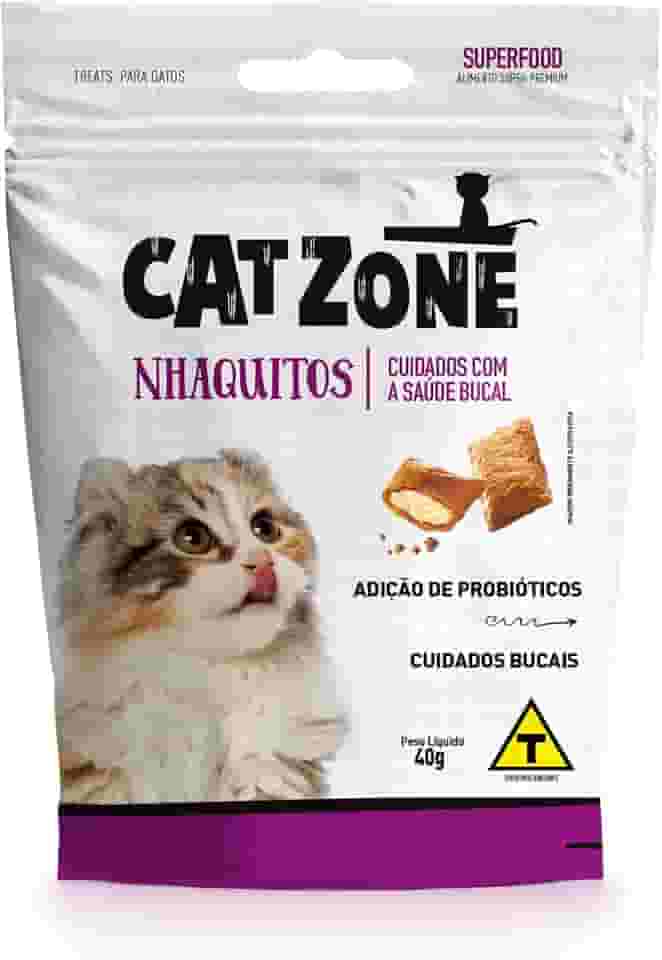 CAT ZONE PETISCOS NHAQUITOS - 40g