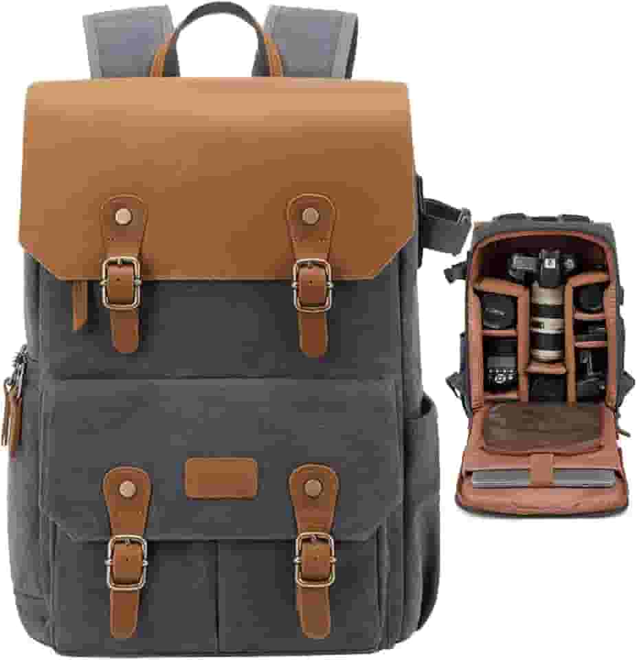 Mochila Para CâMera, Slr Bolsas Pequenas Para FotóGrafos CompatíVeis, CompatíVel Com 15.6 Polegadas,Tripé Para Caminhadas Uav Para Mulheres E Homens