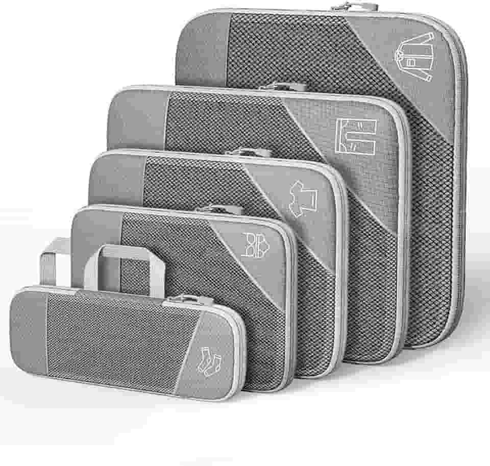 Organizador de Mala, Kit 5 Necessaire Organizadores de Malas para Viagem, Kit Organizador de Mala, Kit Organizador de Malas para Viagem, Organizador Mala