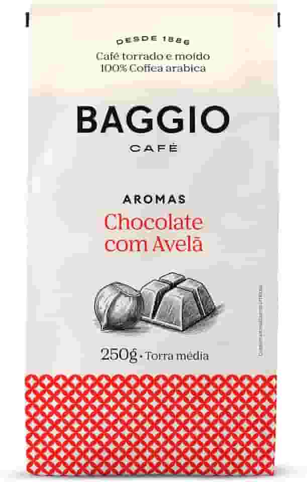 Baggio Café Café Torrado e Moído Aroma de Chocolate com Avelã 250g
