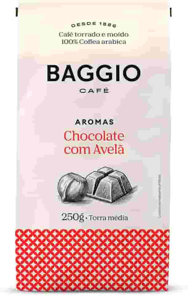 Baggio Café Café Torrado e Moído Aroma de Chocolate com Avelã 250g