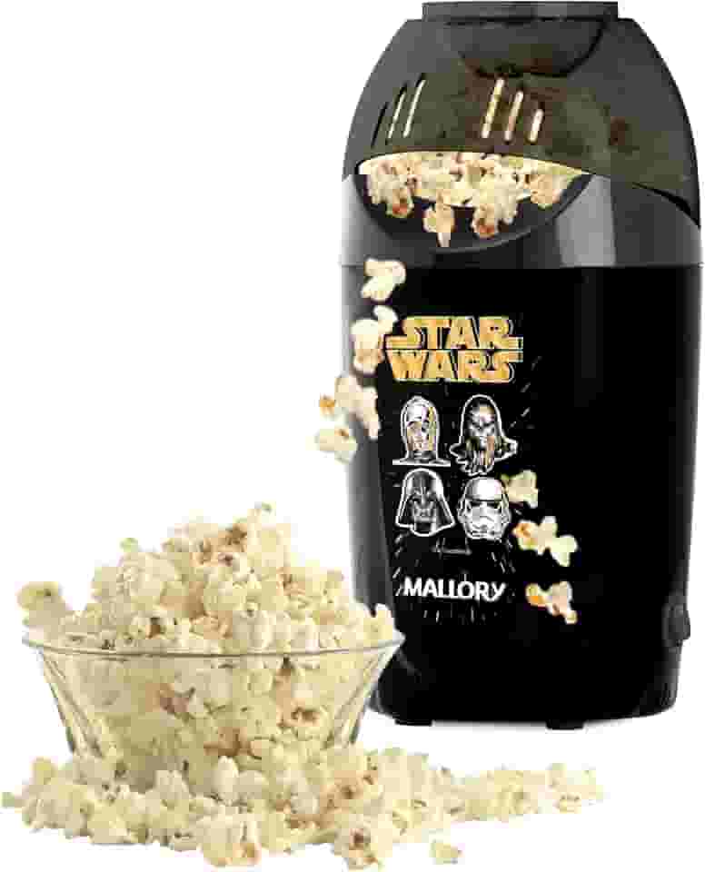 Pipoqueira Elétrica Mallory Star Wars- Pipoca saudável pronta em 3 minutos - 127V