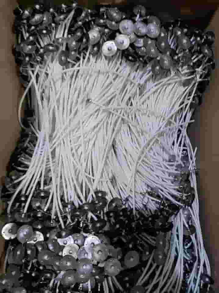 Pavio 100% Algodão Grosso B2040-Alt 21cm - 50un