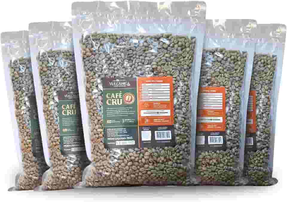 Café Cru Grão Verde 100% Arábica - Moca 83 Reg. Vulcânica 5kg