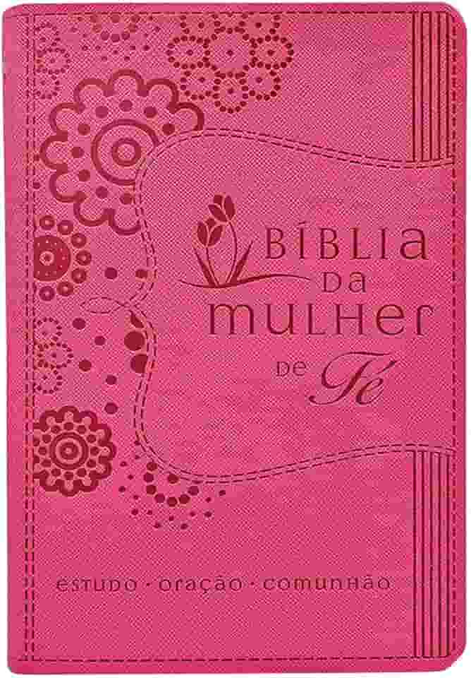 Bíblia da Mulher de Fé, NVI, Couro Soft, Rosa