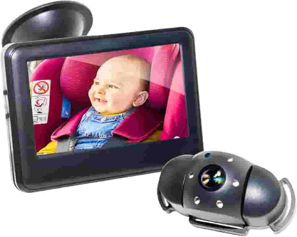 Maxi Baby Espelho Retrovisor Com Câmera Para Ver Bebê Carro
