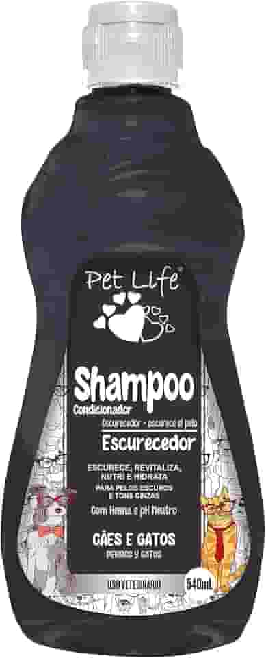 Shampoo Pet Life Escurecedor Cães e Gatos 500mL
