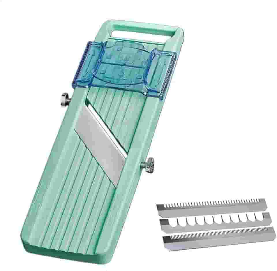 Fatiador e Cortador de Legumes Benriner Mandolin (VERDE)