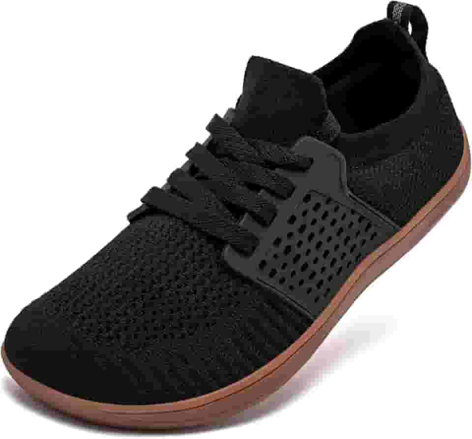 Tênis de caminhada minimalista largo para homens e mulheres | Sola Zero Drop | Relaxamento ideal