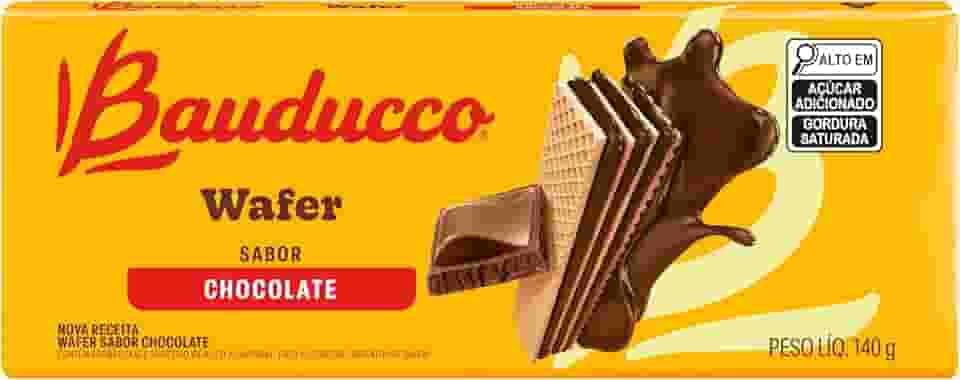 Biscoito Wafer Chocolate Bauducco 140g
