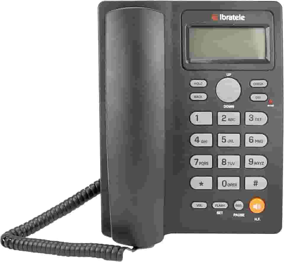 Aparelho Telefônico com Display LCD, Modelo Capta Sta, Cor Preta, Ibratele.