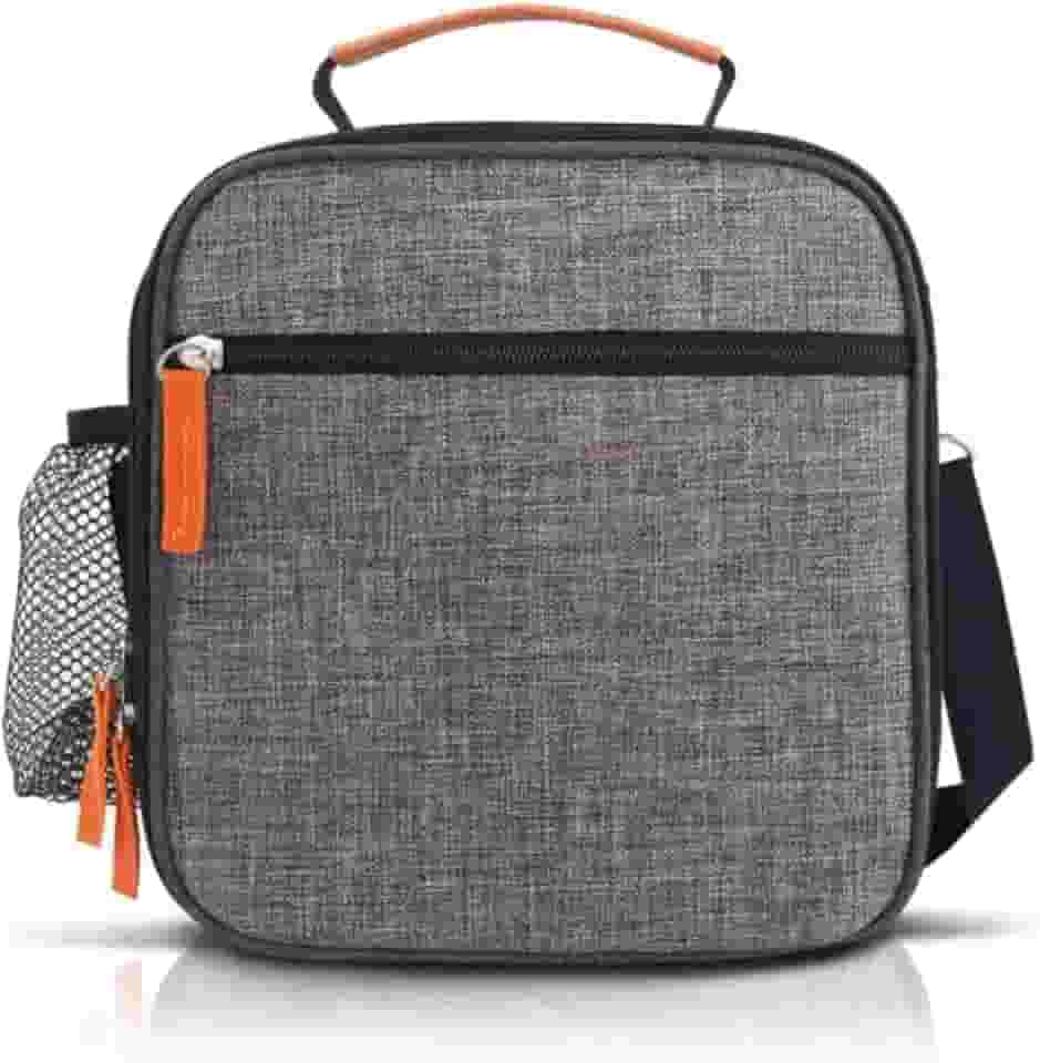 Lancheira Térmica Escola Marmita Junior (Cinza)