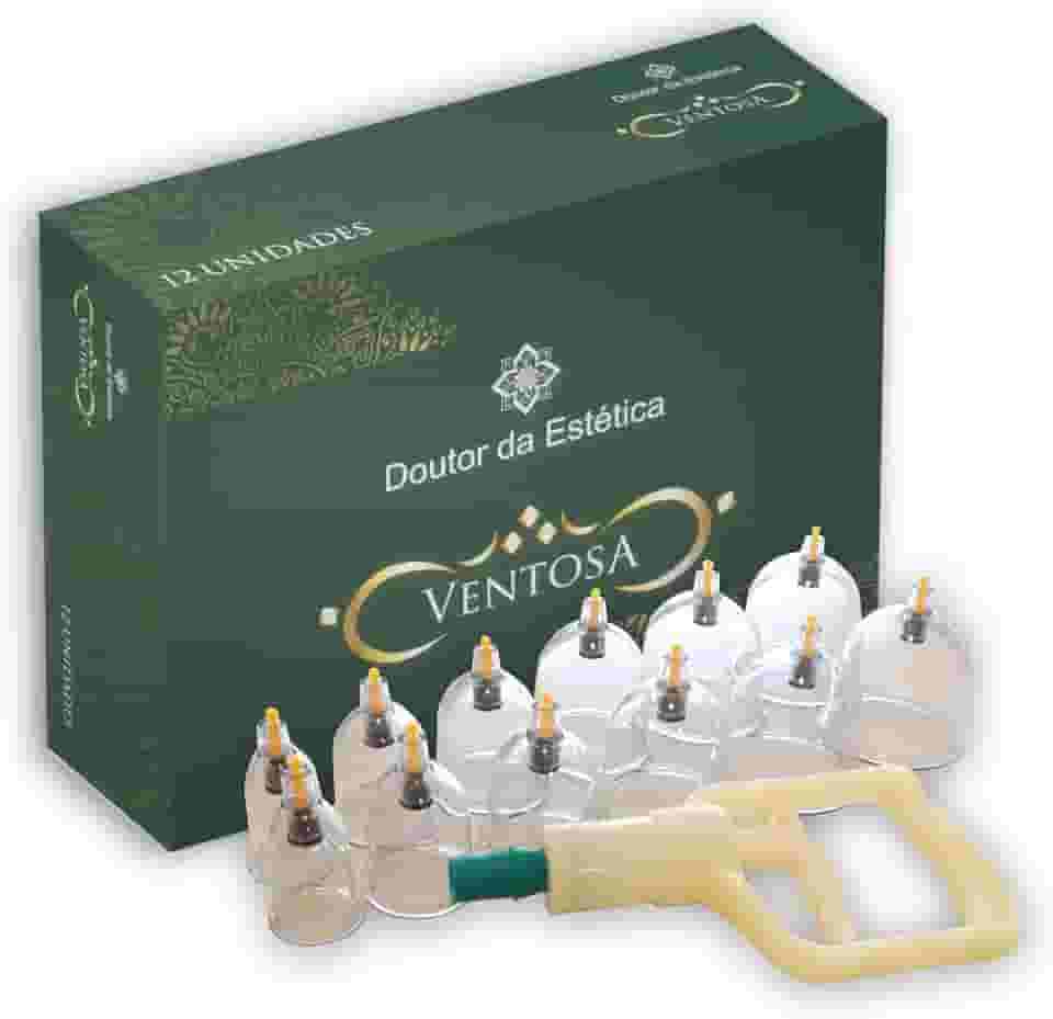 Kit Ventosa Com 12 Copos - Doutor da Estética