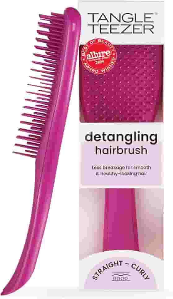 Tangle Teezer - Escova de cabelo desembaraçadora The Ultimate Detangler para todos os tipos de cabelo. Cor: Rosa