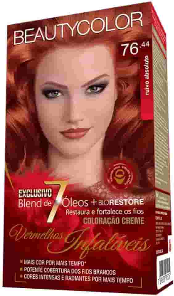 Coloração Kit BEAUTYCOLOR - 76.44 Ruivo Absoluto