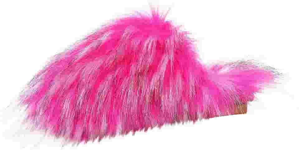 Pantufas de pelúcia com bico fechado e design atraente para conforto interno e calor nas estações frias