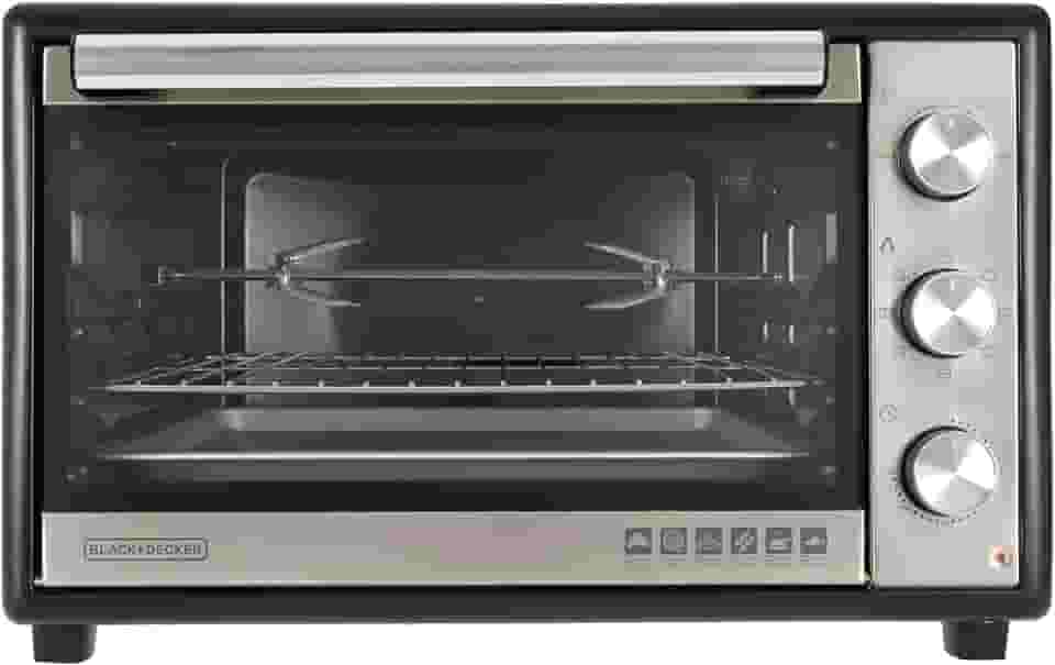 BLACK+DECKER Forno Elétrico Grande, Tamanho Família, 60 Litros, 7 Funções, FT60, 110V