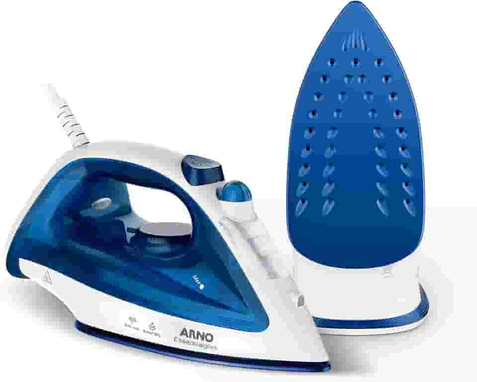 Ferro a Vapor Arno Essentialgliss com Base Antiaderente, 1200W, Azul, FEA1, 110V
