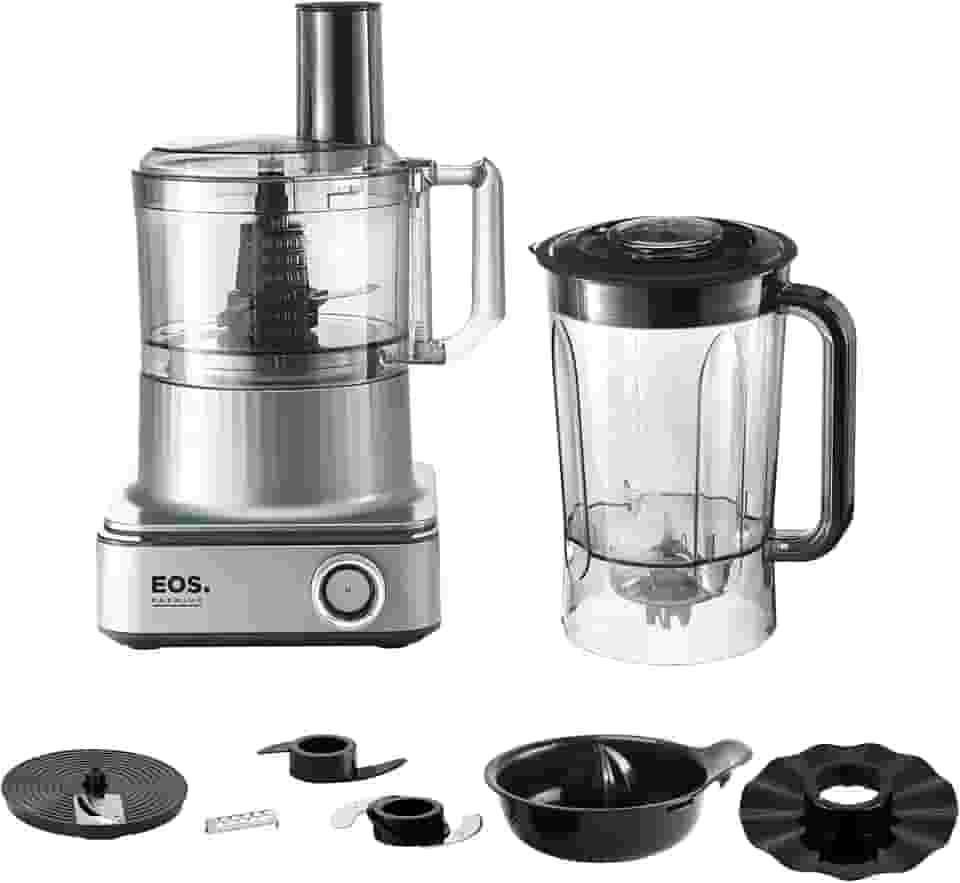 Processador de Alimentos EOS Premium 7 em 1 Multipro Master Digital Prata 1000W EPS03S 220V
