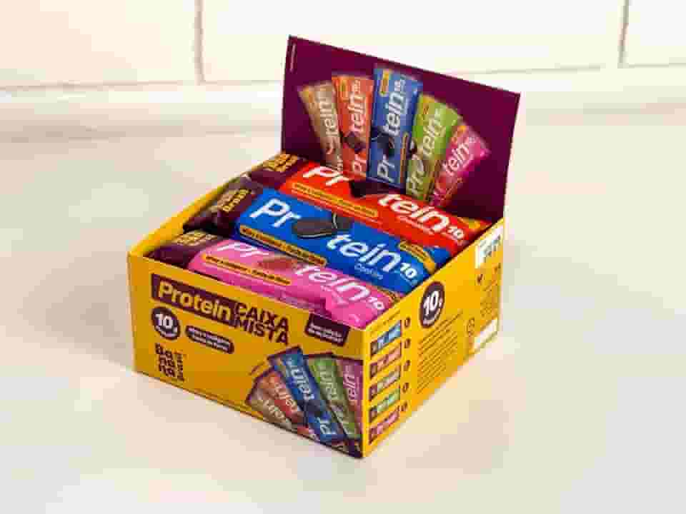 Banana Brasil - Barra de Proteínas Sabores Sortidos - (12 Unidades de 30g) Caixa Mista