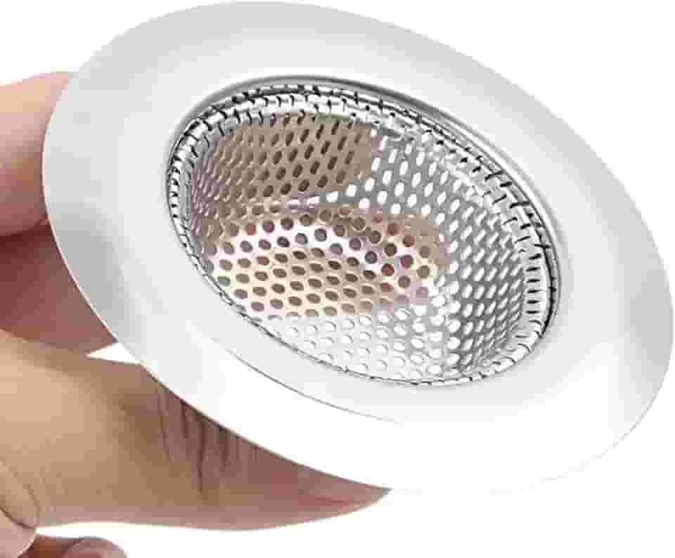 Ralo Japonês de Aço Inox 9 mm e 11 mm – Antientupimento e Fácil Limpeza – Design Inteligente, Alta Durabilidade e Encaixe Perfeito para Pia e Ralo de Banheiro ou Cozinha (11 mm)