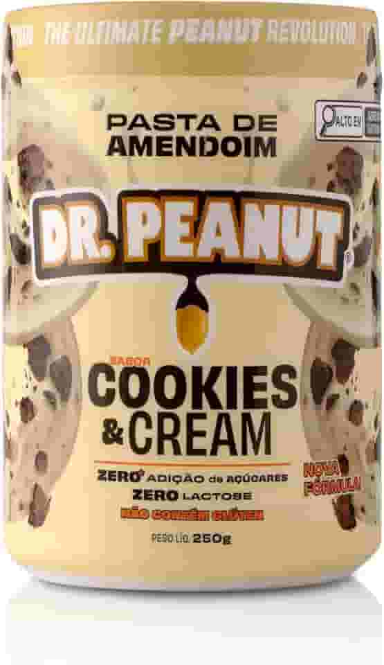 DR. Peanut Pasta de Amendoim Cookies and Cream 250G - Com Whey Protein