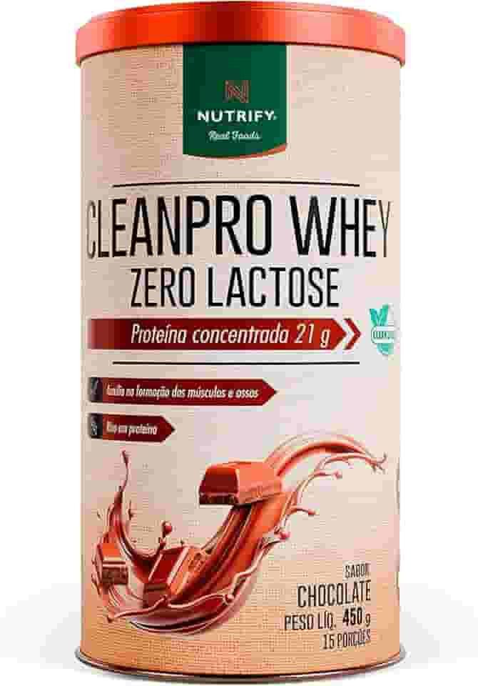 NT CLEANPRO WHEY ZERO LACTOSE SABOR CHOCOLATE 450G