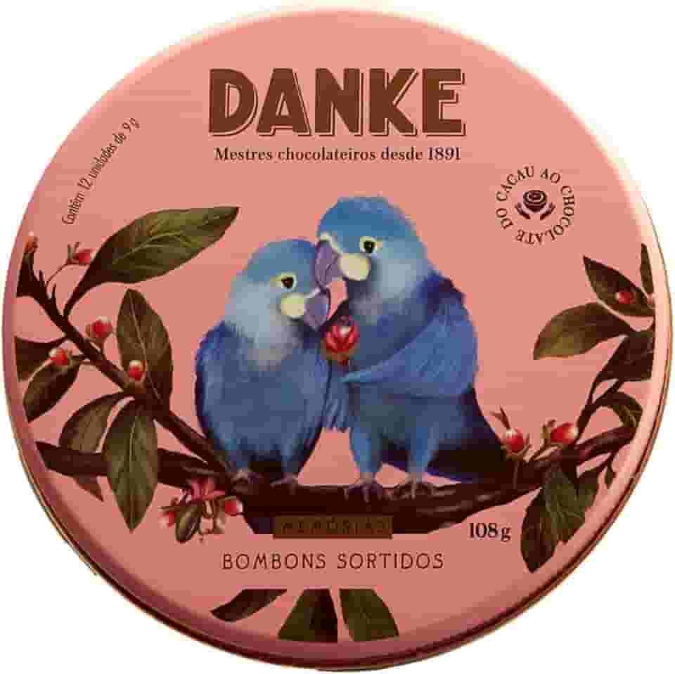 Bombom Sortido Danke Memórias Lata 108g 12 Unidades