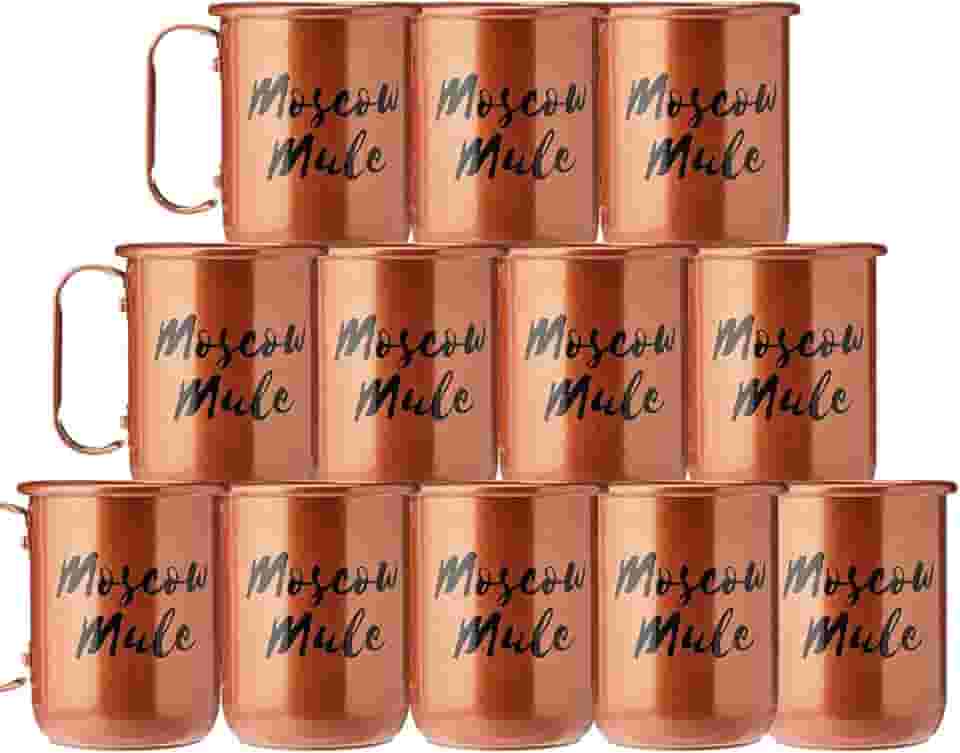 Caneca para Moscow Mule 380ml 12 Unidades