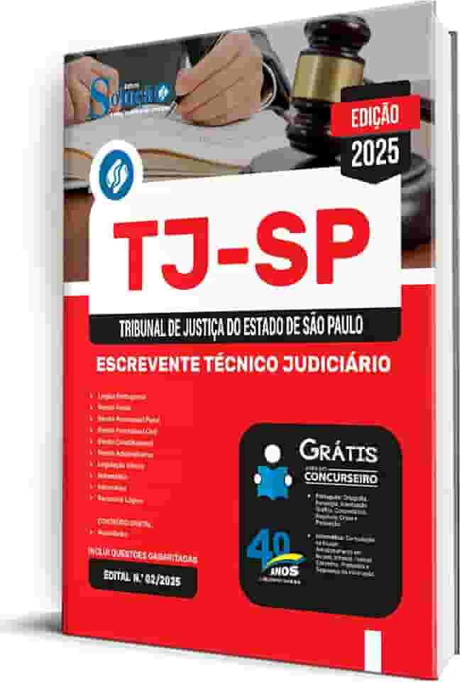 Apostila TJ-SP - Escrevente Técnico Judiciário