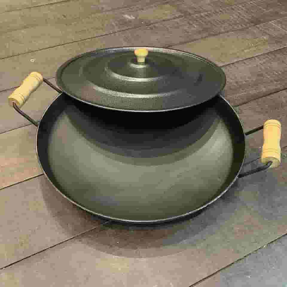 Tacho Tipo Arado 40cm Aço Carbono Com Borda P/Porção