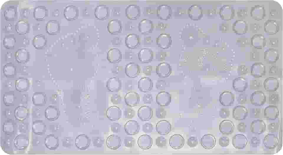 TAPETE DE BOX AQUA RETANGULAR 66X36CM INCOLOR 6636R