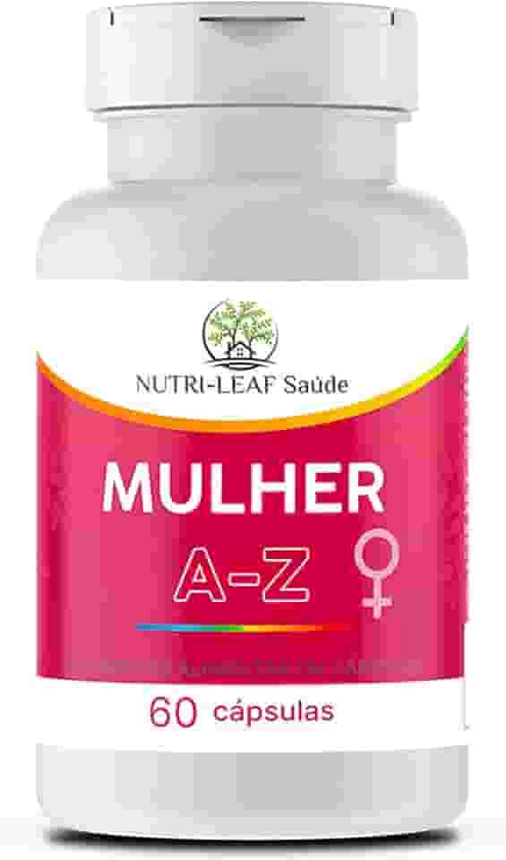 MULHER A Z - vitamina para mulheres, energia, disposição e bem‑estar feminino com vitaminas e nutrientes essenciais, para todas as fases da vida | NUTRI‑LEAF Saúde